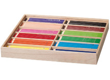 Potloden - kleurpotloden - Creall Maxi - zeshoekig - dik - kist - voordeelpakket - set van 144 assorti