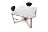 TAFEL - DRIEHOEK - 80 X 80 X 113 CM