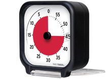 Timer - Time Timer - biepgeluid - pocket - 7,5 x 7,5 cm - per stuk