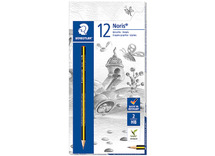 Potloden - grafietpotloden - Staedtler Noris - HB - driehoekig - etui - set van 12