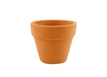 Bloempot - aardewerk - terracotta - 4,5 cm diameter - set van 10