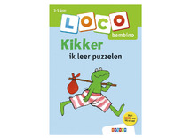 Boek - Loco Bambino Kikker ik leer puzzelen - oefenboekje voor basisdoos - zelfcontrole - per stuk