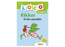 Boek - Loco Bambino - Kikker - ik leer puzzelen - oefenboekje voor basisdoos - zelfcontrole - per stuk