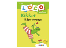 Boek - Loco Bambino - Kikker - ik leer rekenen - oefenboekje voor basisdoos - zelfcontrole - per stuk