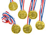 Geschenkjes - gouden medailles - set van 6