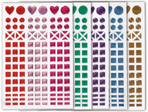 MozaÏek - 3d glitter stickers - assortiment van 1380