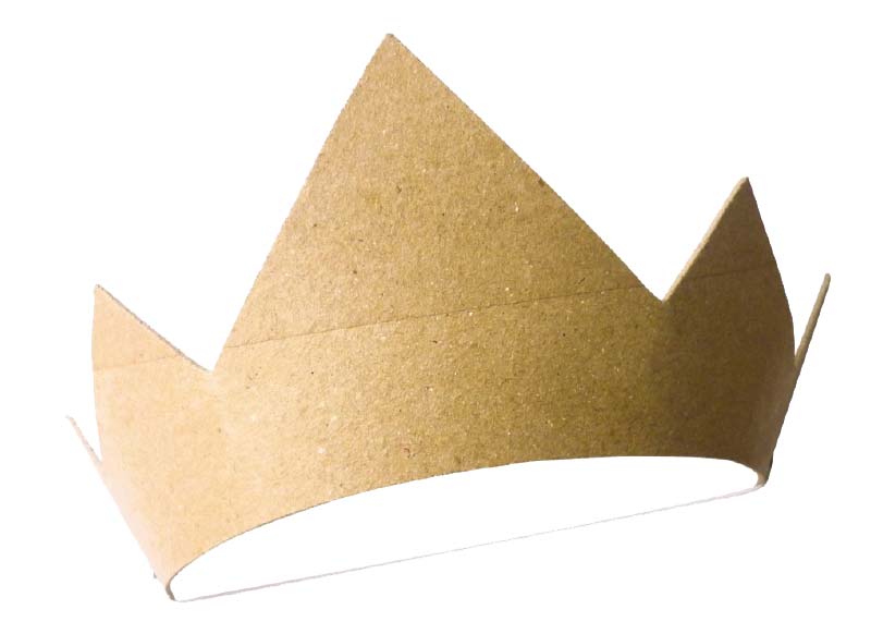 Coupelle couronne en papier mâché - 8 x 8 cm - Support papier mâché -  Creavea