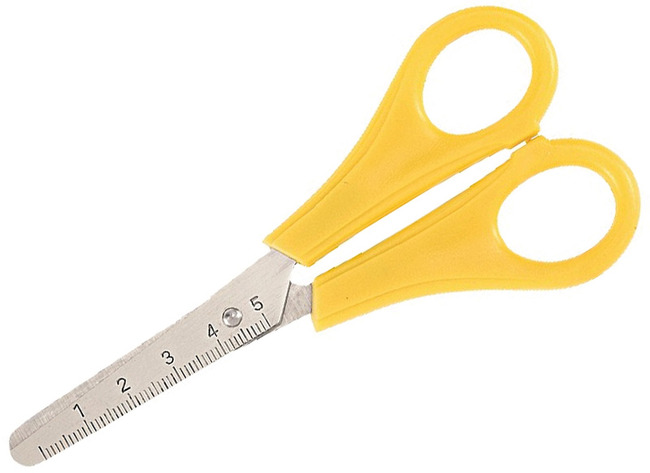 Scharen - 14 cm - ronde punt - rechtshandig - per stuk
