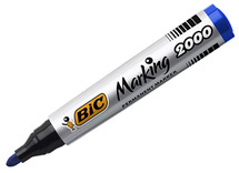 Stiften - alcoholstiften - BIC ECOlutions Marking 2000 - rond - blauw - per stuk