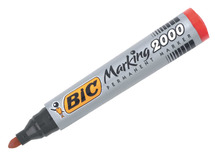 Stiften - alcoholstiften - BIC ECOlutions Marking 2000 - rond - rood - per stuk