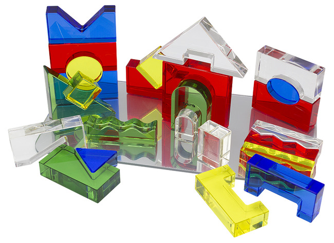 BLOCS DE CONSTRUCTION TRANSPARENTS - SET/25