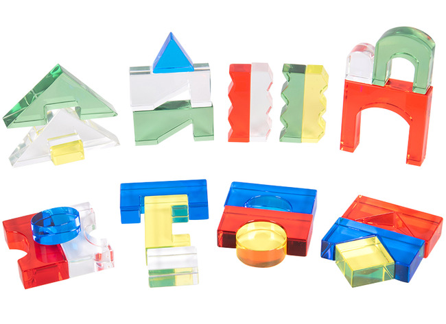 BLOCS DE CONSTRUCTION TRANSPARENTS - SET/25