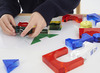 Speelblokken - tickit Colour Crystal Block Set - kunststof - transparant - gekleurd - voor lichtbord - set van 25 assorti