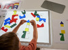 Speelblokken - tickit Colour Crystal Block Set - kunststof - transparant - gekleurd - voor lichtbord - set van 25 assorti