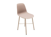 Stoel - Cross - onderstel pastel roze - kuip pastel roze - per stuk