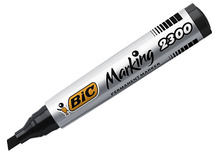 Stift - viltstift - permanent - bic 2300 - schuin - per stuk