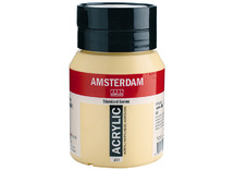 Verf - acrylverf - Amsterdam - 500 ml - napelsgeel donker - per stuk