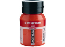 Verf - acrylverf - Amsterdam - 500 ml - naftolrood middel - per stuk