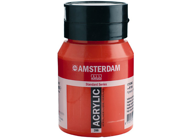 Verf - acrylverf - Amsterdam - 500 ml - naftolrood middel - per stuk