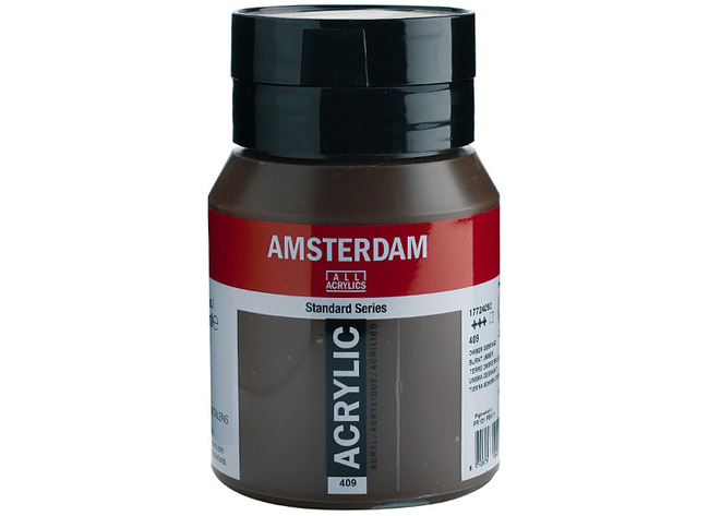 Verf - acrylverf - Amsterdam - 500 ml - omber gebrand - per stuk