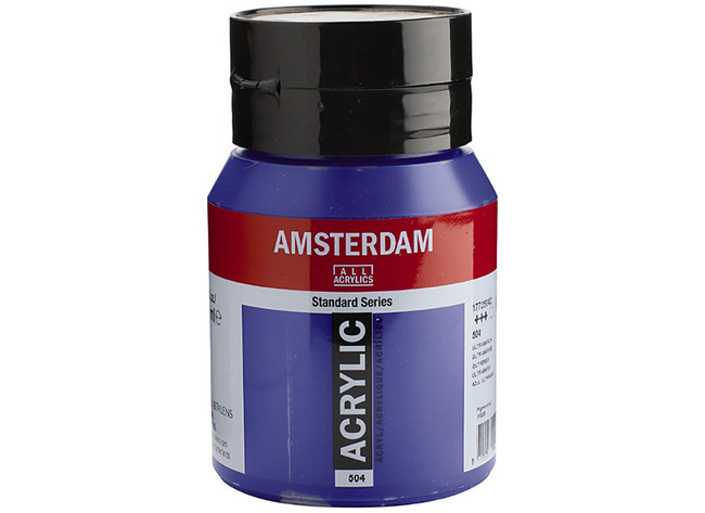 Verf - acrylverf - Amsterdam - 500 ml - ultramarijn - per stuk