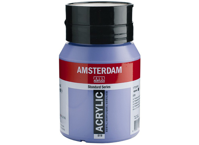Verf - acrylverf - Amsterdam - 500 ml - ultramarijnviolet licht - per stuk