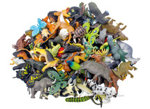 Speelgoed figuren - mega set - diverse dieren - set van 100 assorti