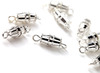 Sleutelhangers - armbanden - sluitingen - zilveren schroef - set van 10