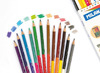 Potloden - kleurpotloden - Milan Bicolor - driehoekig - dun - tweekleurig - set van 12