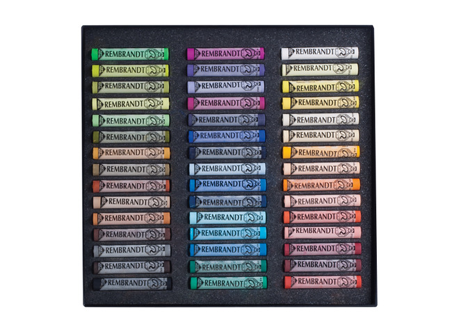 Waskrijt - Rembrandt - oliepastels - zacht - set van 45 assorti