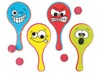 Cadeautje - mini racketje met bal - set van 5 assorti