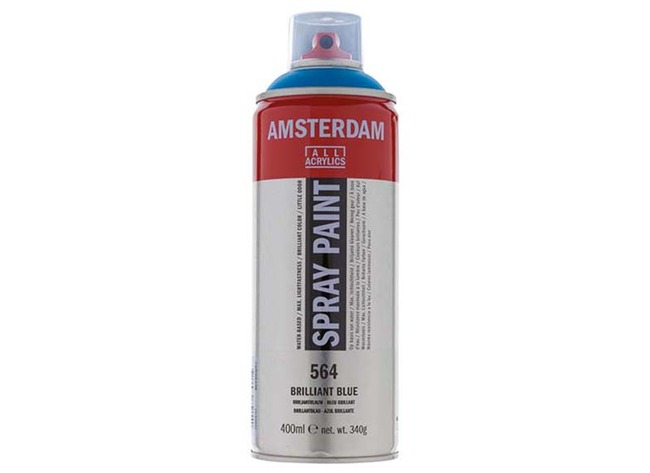 Verf - acrylverf - Amsterdam Spray Paint - 400 ml - briljantblauw - per stuk