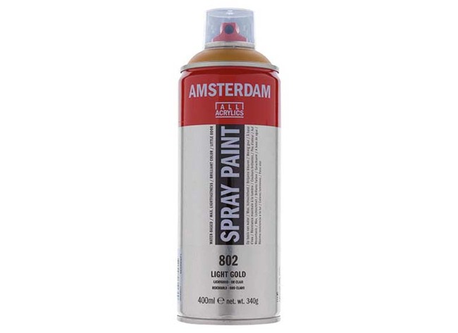 Verf - acrylverf - Amsterdam Spray Paint - 400 ml - lichtgoud - per stuk