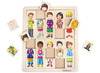 Puzzel - Match&Mix Kinderen  - hout - per stuk