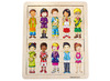 Puzzel - Match&Mix Kinderen  - hout - per stuk
