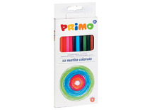 Potloden - kleurpotloden - Primo - zeshoekig - dun - etui - set van 12