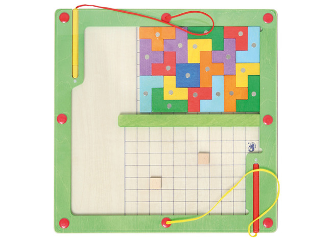 Kleur En Vorm - Gogo Toys - Magnetische Stapelpuzzel - Vormen En Kleuren - Per Spel
