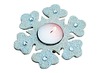 Figuren - papier-maché - sneeuwkristallen - theelichthouder - set van 3 assorti