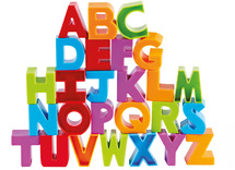Letters - Learning Resources - blokken - kunststof - taal - set van 36 assorti