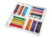 Potloden - kleurpotloden - BIC Kids Evolution Triangle ECOlutions - driehoekig - doos - voordeelpakket - set van 144