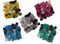 Mozaïektegels - glitterkleur - verschillende kleuren - decoratie - set van 5 X 190 assorti