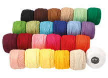 Borduren - draad - mercerised - garen - in verschillende kleuren - assortiment van 24