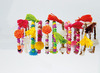 Garen - katoengaren - mercerised - gekleurd - borduren - set van 24 assorti