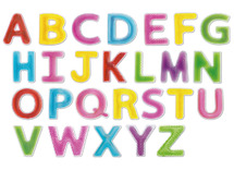 Letters - Lakeshore Learning - sensorisch alfabet - tactiel - vloeibaar - taal - assortiment van 26