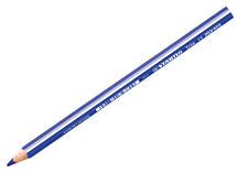 Potloden - kleurpotloden - Stabilo Trio Thick - driehoekig - dik - etui - ultramarijn - set van 12