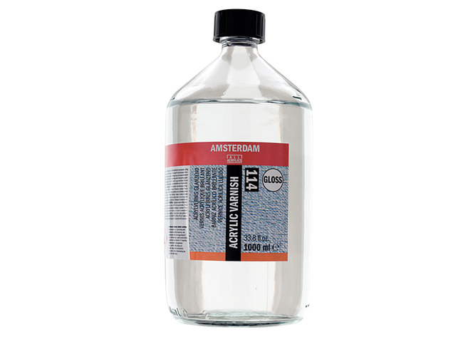 Vernis - acrylvernis - Talens - Amsterdam - glanzend - 1 l - per stuk