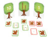 Rekenspel - telbomen - met opdrachtkaarten - eekhoorns, eikels en bomen - per spel