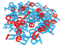 Taal - Rolf - losse letters - hout - alfabet - te combineren met hamertje-tik - set van 100 assorti