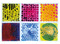 Vloertegels - sensorische gelmat - voelpad - set van 6 assorti
