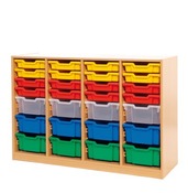 KAST BASIC - KEUZEKAST - DIEP - 4-KOLOMS